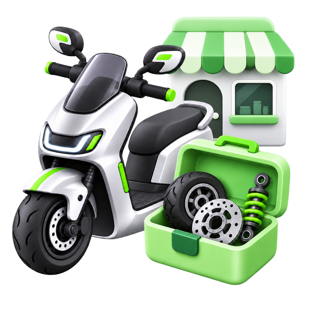 Spare-parts shop